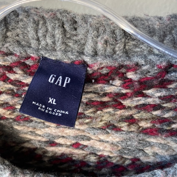 Mens Gap Marled Wool Sweater - Picture 9 of 13